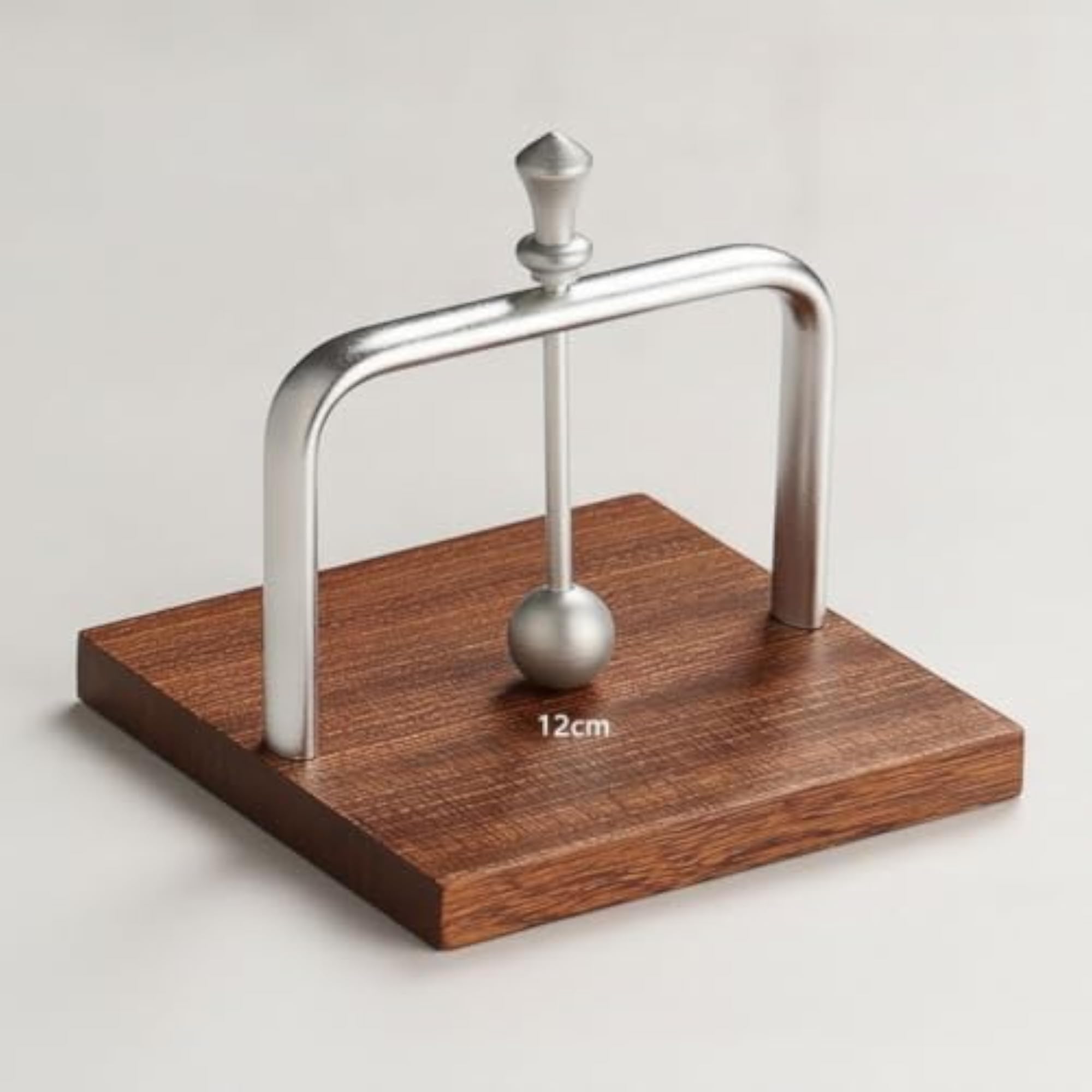 Minimalist Napkin Holder with Wooden Base