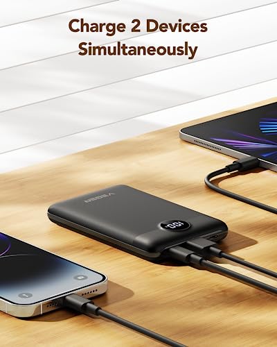 VEGER Power Bank 10000 mAh, 22,5W Mini Powerbank Klein Aber Stark – Ansicht 5