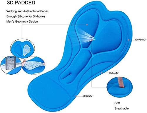 Miniatura 5 de Pantalones cortos de bicicleta de montaña para hombre, acolchados en 3D, ligeros, holgados, para ciclismo, MTB Bike