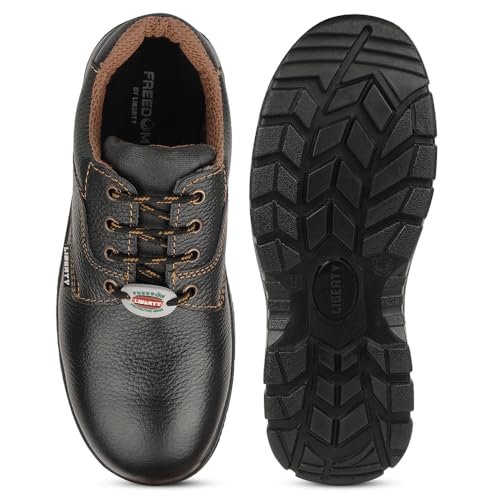 Image of Liberty Freedom SHAKTI-1SK Black Safety Lacing Boots for Men - 6