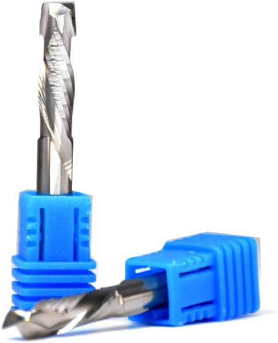 2 Flutes Spiral Carbide Milling Tool Milling Cutter Woodwork UP & Down Cut CNC Router Compression Wood End Mill Cutter Bits (Size : 5PCS, Color : 8X42LX8DX80L)