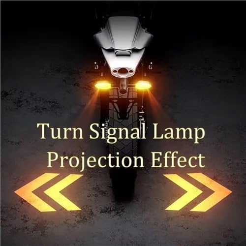 Luz trasera de giro para motocicleta que soluciona la falta de visibilidad vial 4