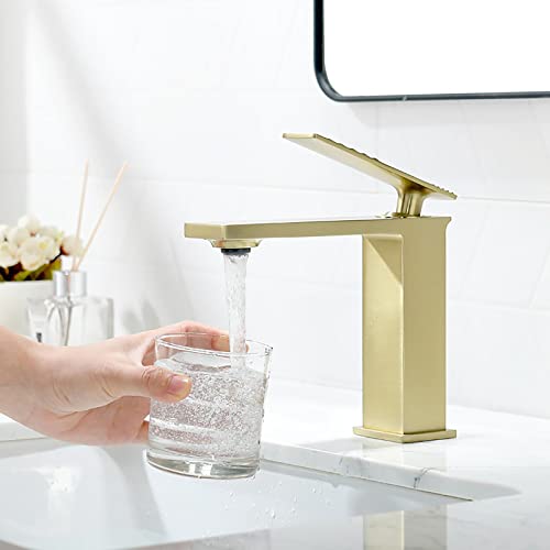 Robinet mitigeur de lavabo à poignée unique idéal pour simplifier votre routine
