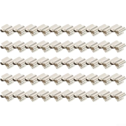 Eawfgtuw Clips de cable de acero inoxidable para panel solar para gestión de cables fotovoltaicos, soportes de alambre de acero inoxidable 301 para sistemas fotovoltaicos y estanterías de paneles