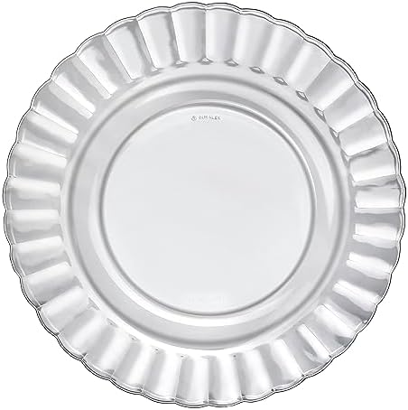 Duralex Made In France Picardie Dinner Plates Set of 6, 10.24" Cl...