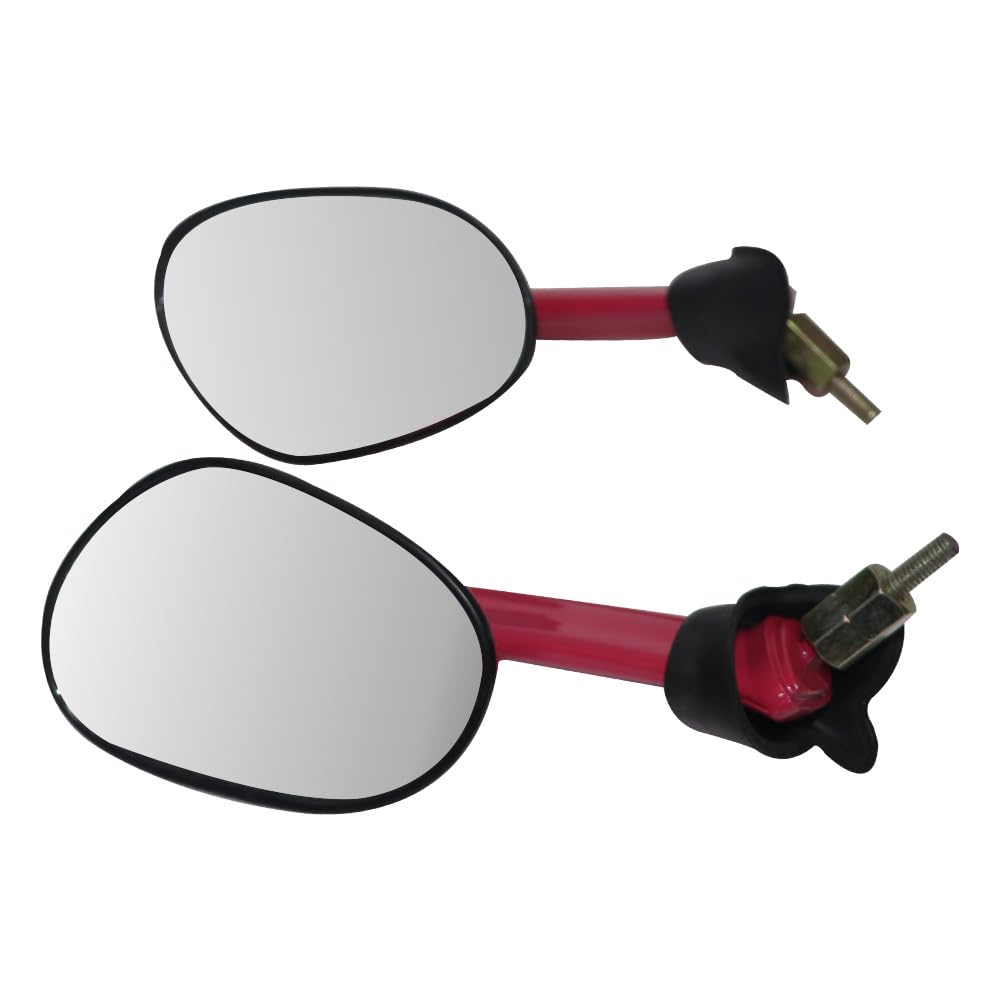 TVS Edge Bike/Motorcycle Left and Right Rear View Mirror Fit for TVS Scooty Pep (Racing Pink)-image-38
