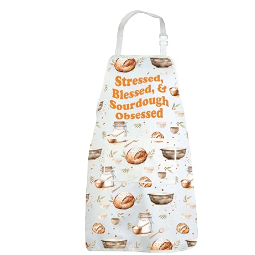 Tablier de cuisson de pain Sourdough Obsessed en coton réglable