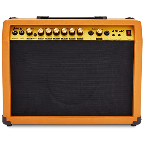 LyxPro Amplificador de Guitarra eléctrica de 40 vatios, Amplificador de Estudio de Estado sólido con...