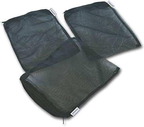 Aquapapa Aquarium Filter Media Zipper Mesh Bags for Pellet Carbon Bio Balls Ceramic Rings Ammonia Remover