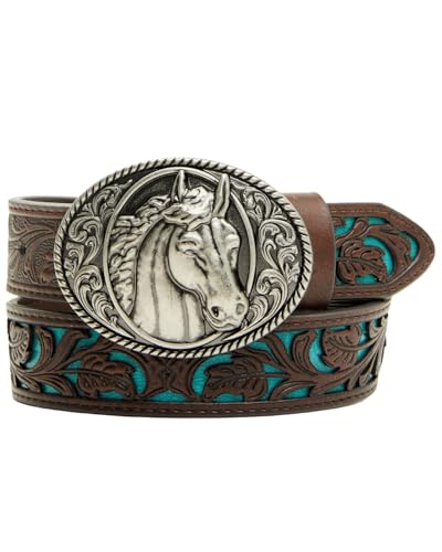 Shyanne Girls' Jovie Underlay Belt With Horse Buckle Multi 20