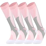 Nuestros calcetines de compresión son recomendados por médicos y preferidos por entrenadores. El talón y la puntera reforzados/acolchados proporcionan una comodidad inigualable. Diseñamos y fabricamos cuidadosamente nuestros calcetines de compresión para brindar soporte, comodidad y alivio de primera calidad sin comprometer su movilidad. Características de tejido ajustado, ligero y transpirable.