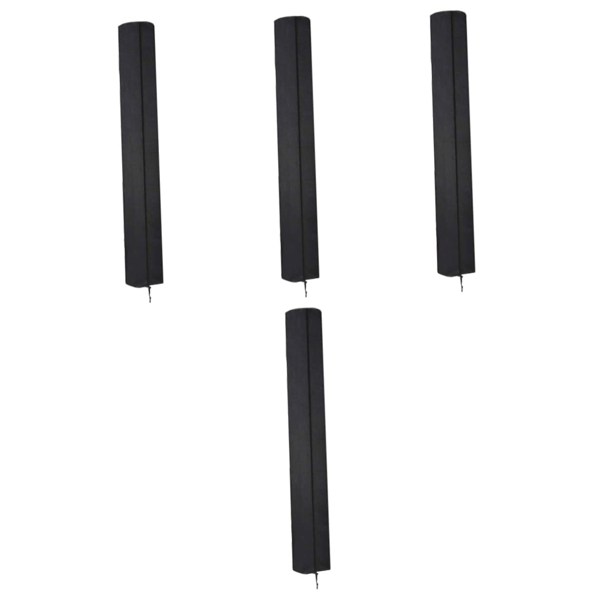 ABOOFAN 4pcs Clothes Drying Rack Cover Patio Rotary Airer Cover Outdoor Umbrella Cover Foldable Clothesline Shade Cover Rotary Dryer Rainproof Cover Dryer Rack 210d Sofa Cover with Zipper