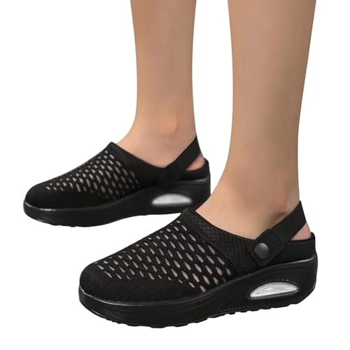 Baskets mode maille respirante plateforme décontractées confortables légères - 4