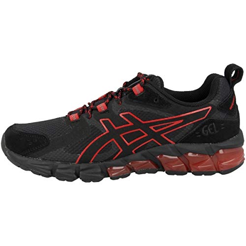 ASICS Men's Gel-Quantum 180 Sneaker, Black Classic Red, 7.5 UK