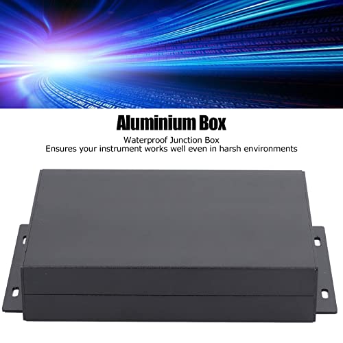 Aluminium Gehäuse Elektronik, Metallgehäuse Leergehäuse - Schwarz, 4,72 x 4,33 x 2,28 cm (LWH)