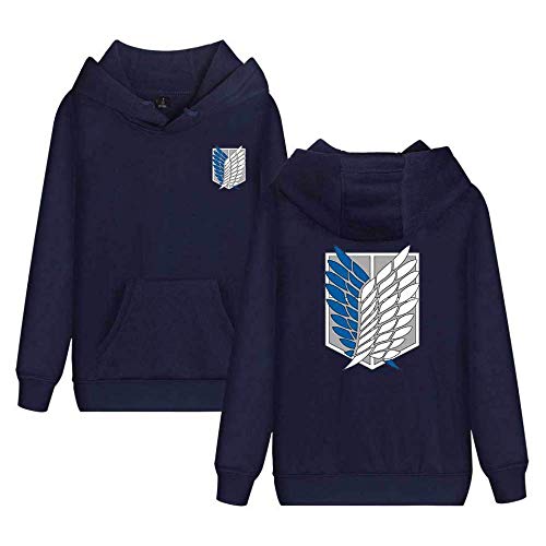 KJYAYA Sudadera con Capucha Estampada Unisex Attack On Titan Insignia Cómica Más...