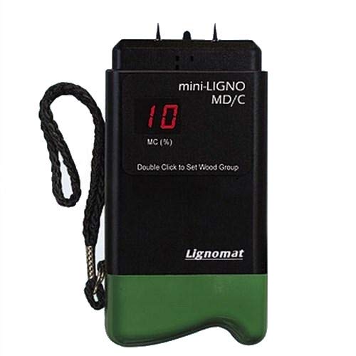 Lignomat MD-1, Mini-Ligno MD/C Moisture Meter with Pins and Connector, Pack of 3 pcs