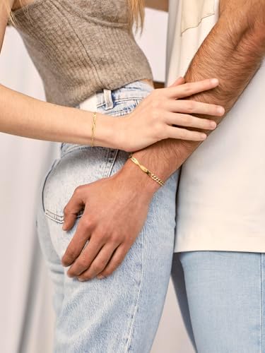 Personalized Couples Bracelets Free Engraving Custom Couples Bracelets Stainless Steel Long Distance Relationship Jewelry Womens Identification Bracelets Gifts for Him and Her2