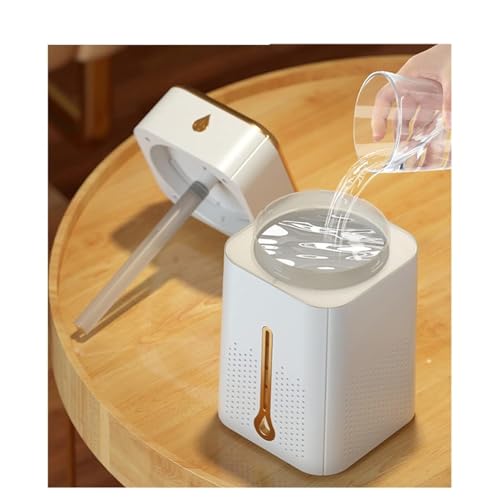 Image of Smart Ultrasonic Cool Square Humidifier Super Quiet Auto Shut-Off Ice Fog Mist Humidifier for Room Moisture Aroma Diffuser for Home Office spa Nursery & Living Room Cool Mist Humidifiers
