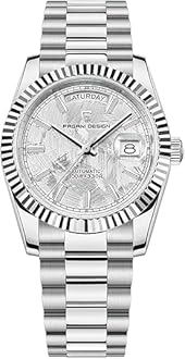 Pagani Design 1752 DD36 Luxury Men's Automatic Mechanical Watch, Sapphire Glass, Day Date Watch, Seagull Caliber ST16, 100m Water Resistant