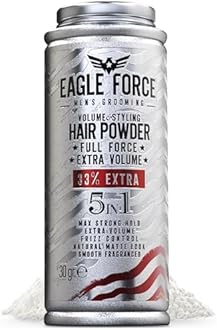 Immortal NYC Eagle Force Volume & Styling Powder - 33% MORE (1 Oz), Max Strong Hold, Natural Matte Dry Look - Residue-Free for All Hair Types