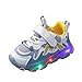 LED Kinderschuhe Sneaker Mädchen 22 Leuchtende Schuhe Jungen Sneaker Kinder Mit Klettverschluss Sportschuhe Baby Blink Schuhe Outdoor Rutschfest Turnschuhe