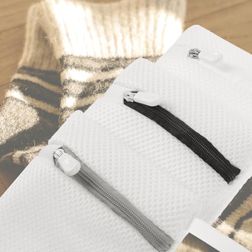 Bolsa de malla transpirable antienredos para ropa delicada 6