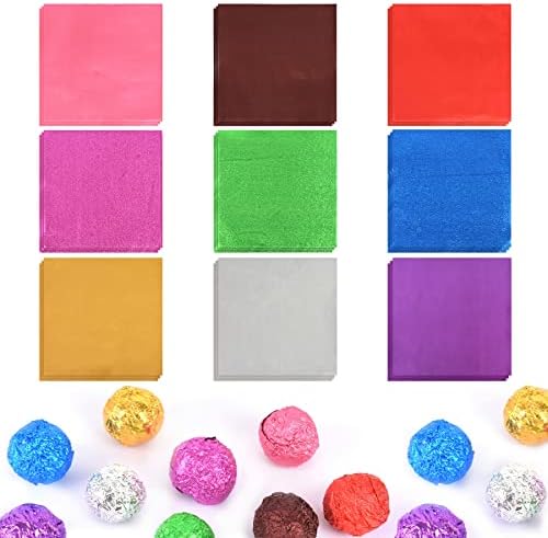 1000 Pcs Wax Candy Wrapper Sheets – 4.8x4.8 Inch Twist Paper Squares – Bulk Pack