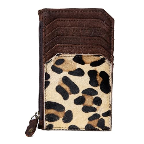 American Darling Card Holder Hair on Genuine Leather | Business Credit