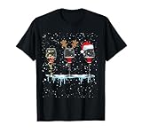 Xmas Wine Merry Reindeer Shirt