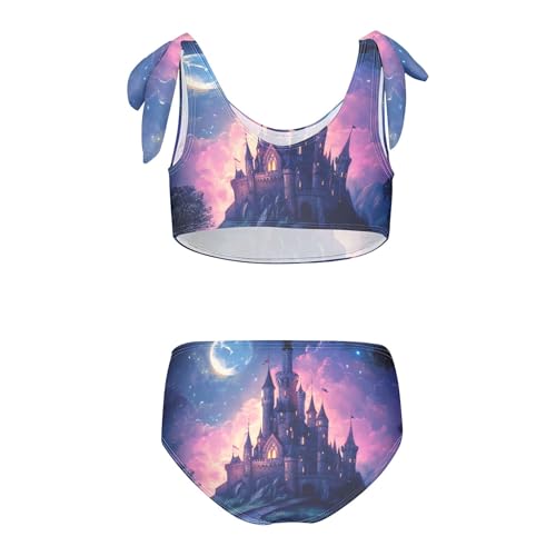 Night Castle Star Forest Girls Bikini Sets 2 Piece Swimsuits Bathing Suit Swimwear2