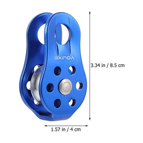 CLISPEED Liga de Alumínio de Escalada Polia Corda de Propósito Geral Pequeno De Alumínio Polias para