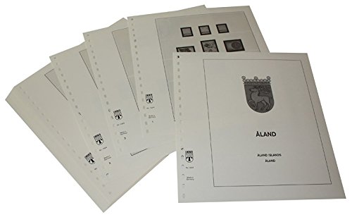 Feuilles pré-imprimées Åland 2016-2022 LINDNER l'excellence philatélique