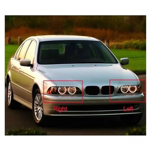Couverture de phare BMW E39 en polycarbonate de haute pureté optique pour optiques Facelift