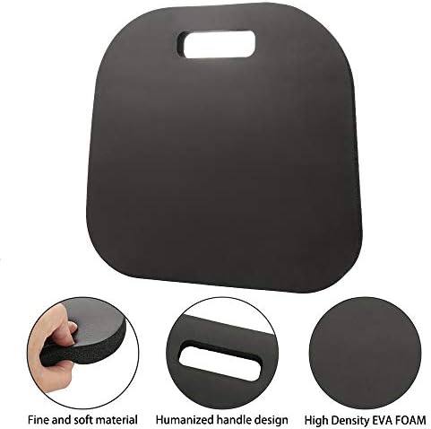Sport Cushion Memory Foam Luxury Seat Cushion Sporting Event Seat Pad Comfortable Sitting Kneeling Pad Yoga Kneeler Mat with Carry Handle for Boat Stadiums Bleachers Chairs Seat