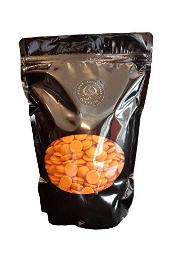 Legendary - it's all about beans marié avec Callebaut pour un CALLETS ORANGE 1 Kg - pastilles, drops de chocolat belge , pour fondue, fontaines mais aussi délicieux comme boisson