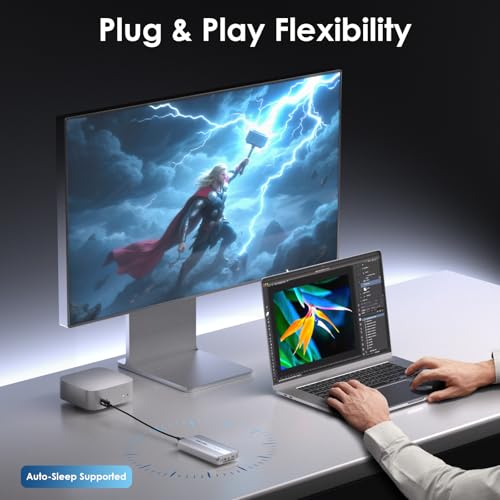 WAVLINK 80Gbps M.2 NVMe SSD Enclosure, Compatible Thunderbolt 5 & USB4 V2 - image 7