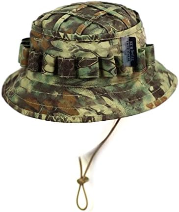ZAPT Boonie Hat Military Camo Cap Hunter Sniper Ghillie Bucket Hats Adjustable Jungle Bush Hat
