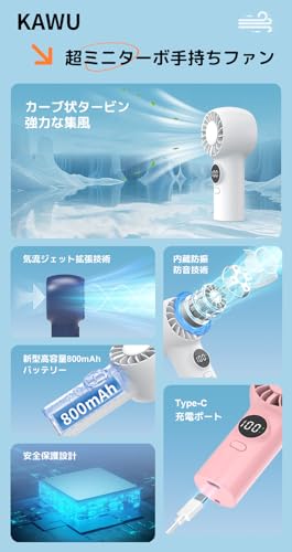 KAWU 超miniハンディファン
