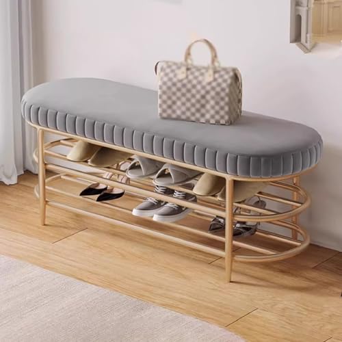 Banc de rangement pour entrée étroite afin de stopper le désordre des chaussures