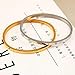 FYI Stainless Steel Cuff Bracelets Bangles for Women Fashion Jewelry Charm Jewelry Accessories Bohemian Stylish Classic (Gold Colour)