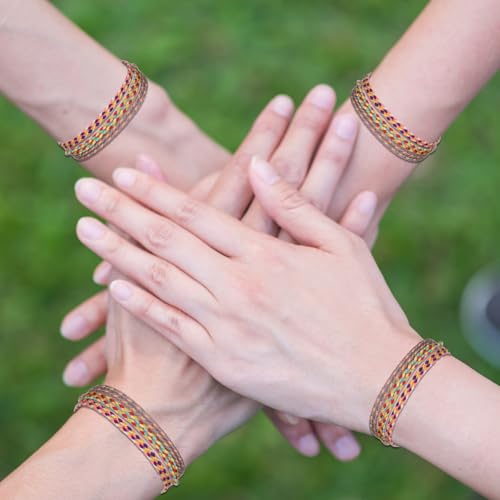 30 PCS Handmade Friendship Braided Bracelet, Woven Wrap Friendship Bracelets Adjustable Colorful Wrist Cord for Women Men Thread Bracelets for Women Party Favors Birthday Gifts4