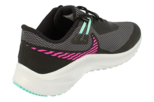 Nike Womens Quest 3 Shield Running Trainers CQ8893 Sneakers Shoes (UK 5.5 US 8 EU 39, Black fire Pink Obsidian Mist 010)3