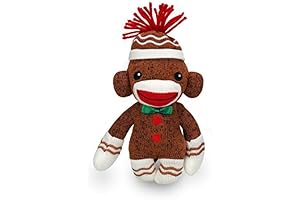 Adorable Christmas Gingerbread Sock Monkey Sockiez – 6 Inches