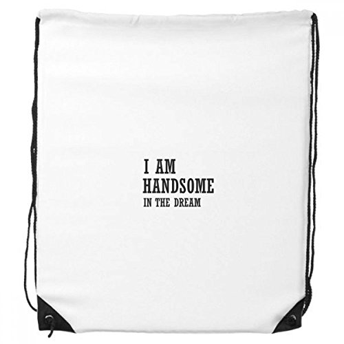 I Am Bello nelle Buste della Spesa Sport Regalo di Sogno dello Zaino Drawstring