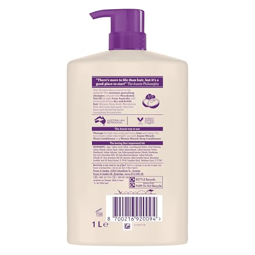 Aussie Moist Xxl Shampoo 1L - 9