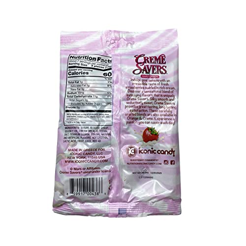 Creme Savers Strawberries And Creme Hard Candy 3 Oz (Pack Of Two) #TOP1