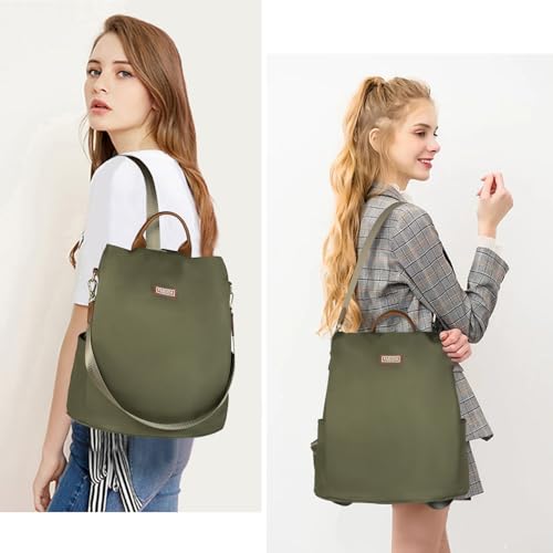 Image of Fmeida Convertible Backpack Purse for Women, Anti Theft Fashion Daypack, Casual Travel Shoulder Bag