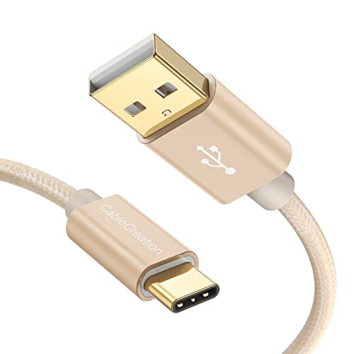 USB C to USB Cable Short 6 inch CableCreation Durable USB C to USB A Short USB C Cable Fast Charging 3A 480Mbps Data USB A to USB C for Power Bank Stylus Pen S21 S20 Pixel GoPro Hero 0.15m Gold