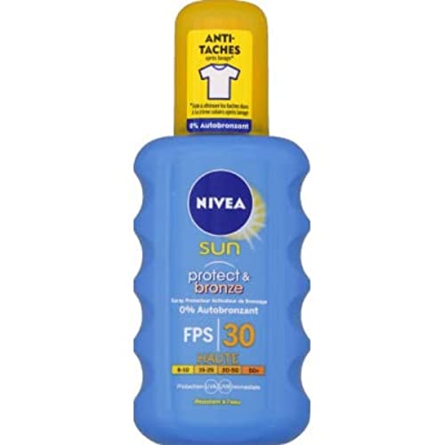 Nivea Protecteur activateur de bronzage SPF 30, resistant @ l eau - Le spray de 200ml